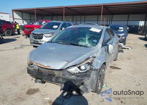 2014 Hyundai Elantra Sport z USA, uszkodzony, nr VIN KMHDH4AH8EU094792